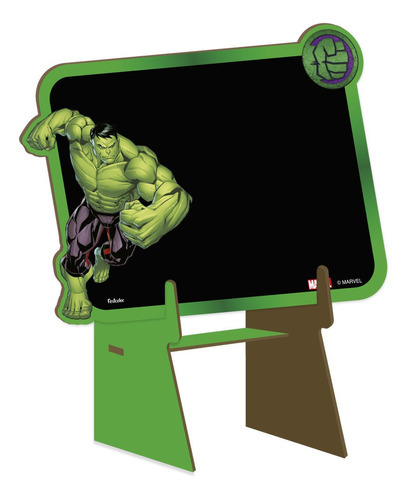 Lousa Decorada Mdf P Hulk  Avengers - 01 Unidade - Festcolor