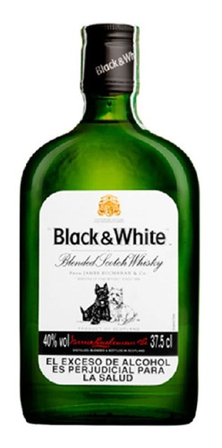 Whisky Black White Perro Media - Ml A $74
