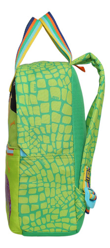 Mochila Infantil Niño Pepa Dino Volcan Verde Head