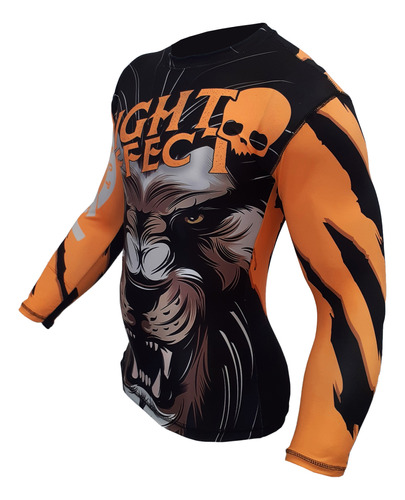 Remera Lycra Manga Larga Rashguard Mma Jiu Jitsu Nogi Bjj