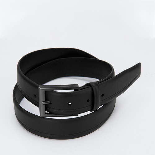 Cinturon Uomo Di Ferro 6464 Negro Parahombre Diseño De La Tela Sencillo Talla 32