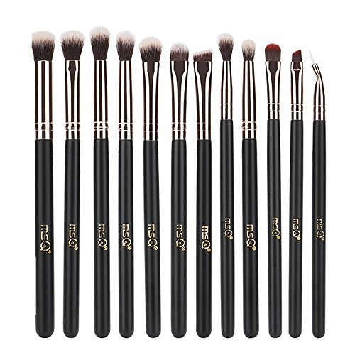 Brochas De Maquillaje Msq Eye 12pcs Rose Gold Eye Makeup Pin