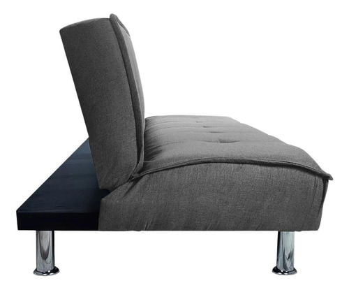 Futón Sofá Cama Ajustable 170x50x40 Cm Gris