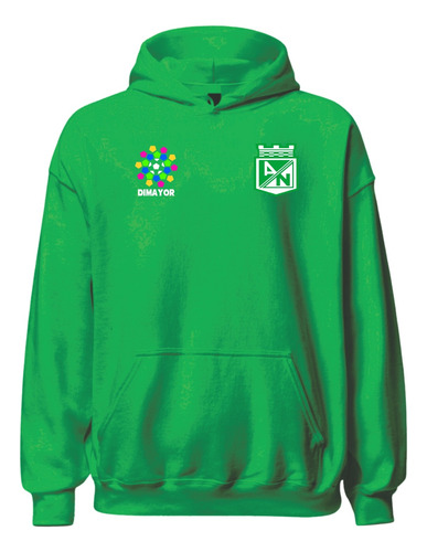 Buzo Capota Atlet Nacional Col Hoodie Green Series Futbol