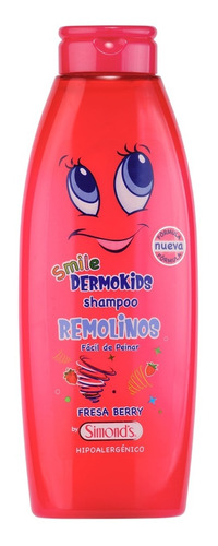 Shampoo Smile Dermokids Remolinos Fresa Berry 400ml