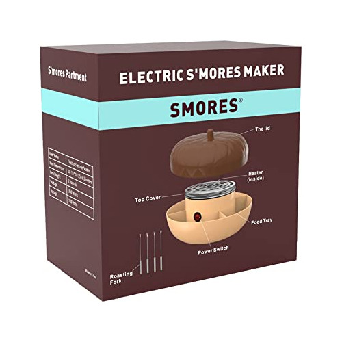 Smores Máquina De S'mores Mesa, S'mores Eléctrico Sin...