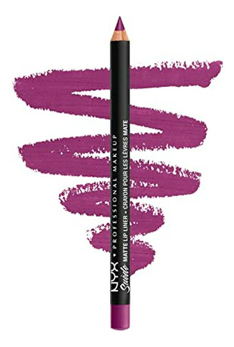 Perfilador De Labios Mate Nyx Suede - Aria (violeta)