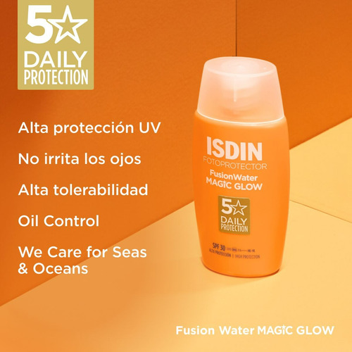 Isdin Fusion Water Magic Glow Spf50+ 50 Ml Brillo Natural