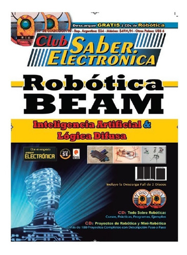 Kit Mini Robot C/sensor De Obstáculos + Curso Robótica Beam