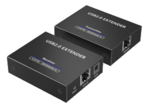 Kit Extensor Usb 2.0 De 4 Puertos Para Distancias De Hasta