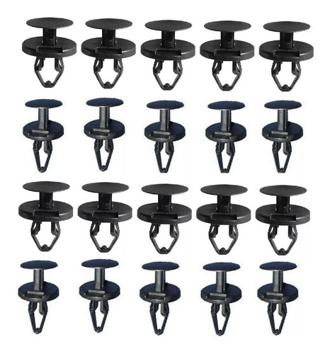 Kit 20 Presilhas Do Parabarro Parachoque Cobalt Cruze S10