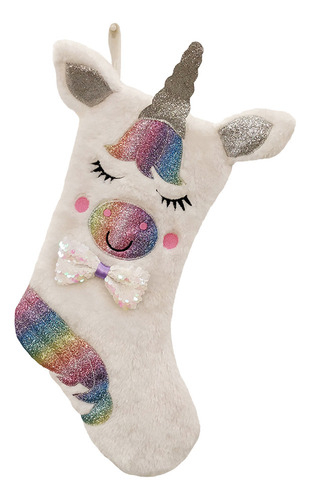 Bolsas De Regalo De Calcetines Navideños Brillantes (1)
