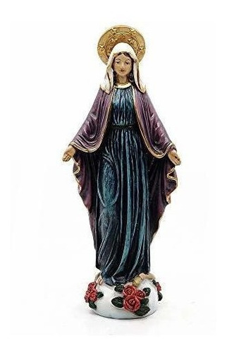 Hora Comoda 9  Religiosa Virgen Generosa Estatua De Maria, L