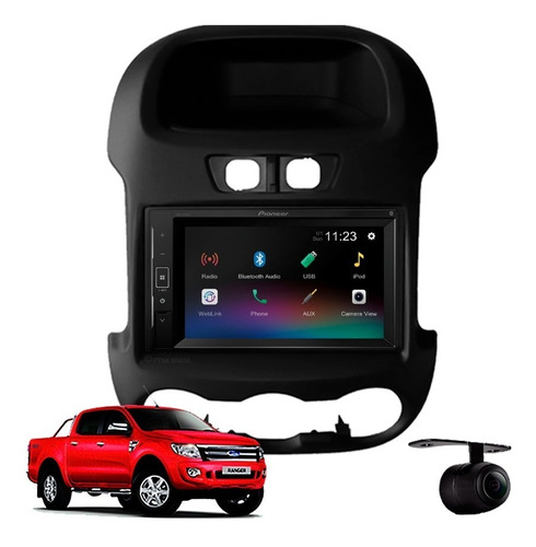 Central Multimidia Pioneer Ford Ranger 2013 2014 2015 2016