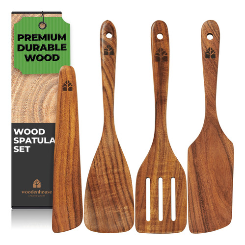 Juego De Utensilios De Madera Para Cocinar Resistente