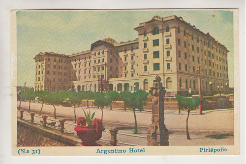 Piriapolis Postal Color Argentino Hotel Vintage Maldonado