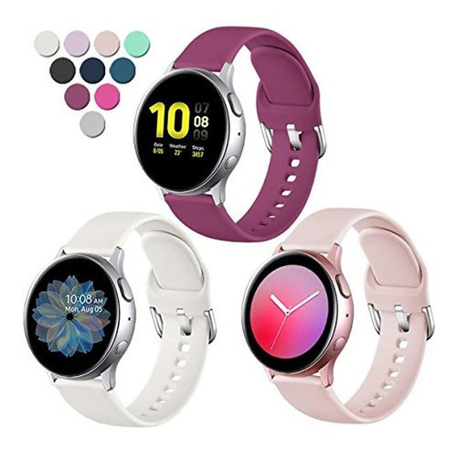 Lerobo Bandas Compatibles Con Samsung Galaxy Watch Active