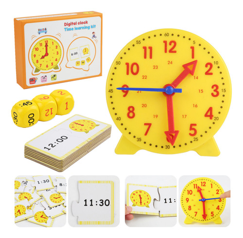 Reloj Digital Montessori, Juguetes Educativos Para Niños