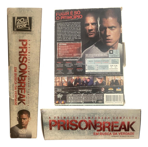 Dvd Box Prison Break - 1° Temporada Completa (Usado)