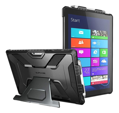 Funda De Tablet Surface Pro Supcase De Cuerpo Completo Ne...