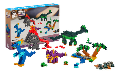 Juegos  Aprende A Construir Dinosaurios 400 Piezas   Fr80jr