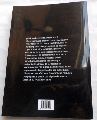 Crónicas D Una Pasión Insaciable Roberto Suarez Autografiado (Usado)