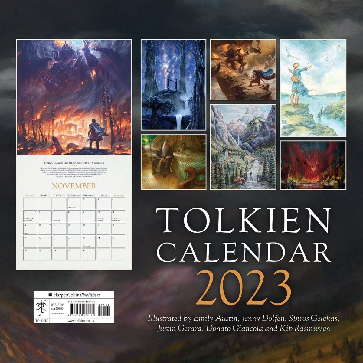 Calendario Tolkien 2023 J. R. R. Tolkien Cuotas sin interés