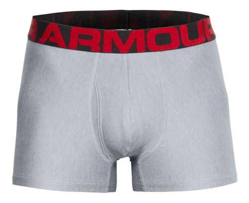 Boxer Hombre Tech 3in 2 Pack Gris Under Armour