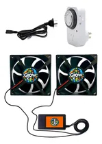 Comprar Kit Ventilación Cultivo Indoor 2 Cooler 12x12 2,5m Con Timer