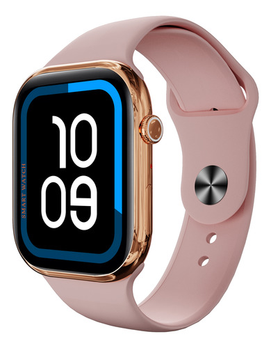Smart Watch 10 Max Amoled Compatible Con Android E Iphone Dorado Rosa