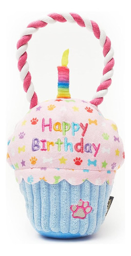 Juguete Para Perros Pet London Happy Birthday Cupcake Con Ch