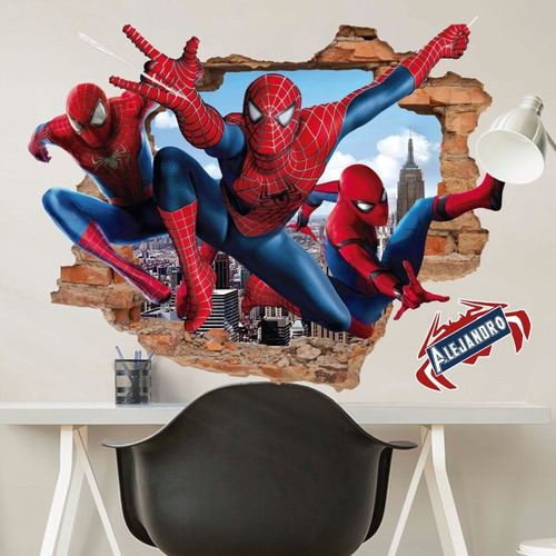 Decoración Cuarto Infantil Avengers Multiverso Spiderman 