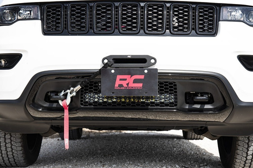 Porta Placa Para Winch Con Cable Sintetico Hawse Rc