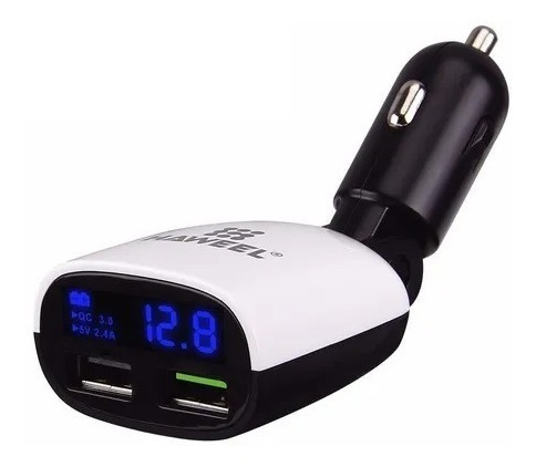 Cargador De Carro 2 Puertos Usb Marca Haweel iPhone, Samsung