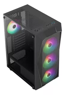 Chasis Caja Gabinete Aerocool Falcon Mid Tower Vidrio RGB