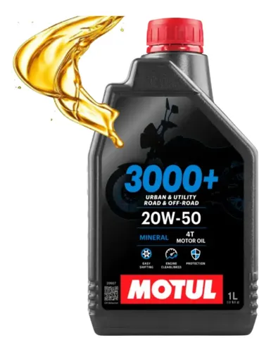 Óleo Motor Traxx Sky 125 Motul 3000+ 20w50 4t - 1l | MercadoLivre