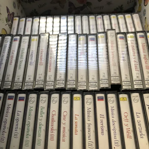 90 Casetes Colección Musicalia ( Música Clásica) (Usado)