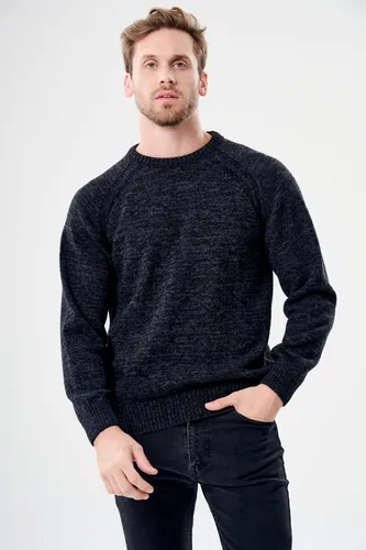 Sweater cuello redondo hombre hotsell