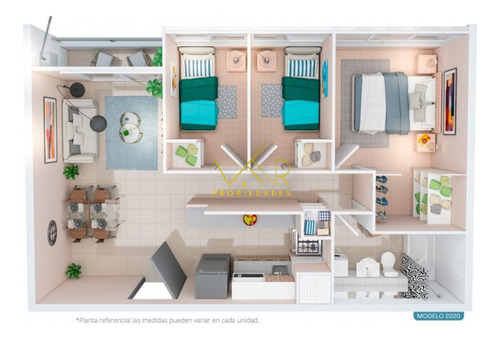 Departamento 3d1b Con Estacionamiento La Cisterna 2499 Uf