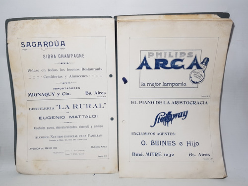 Imagen 4 de 6 de Antiguo Programa Teatro Splendid 1919 Función Gala Mag 59136