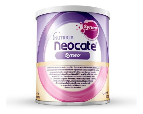 Leche En Polvo Nutricia Neocate-syneo Lata 400g  0a12 Meses