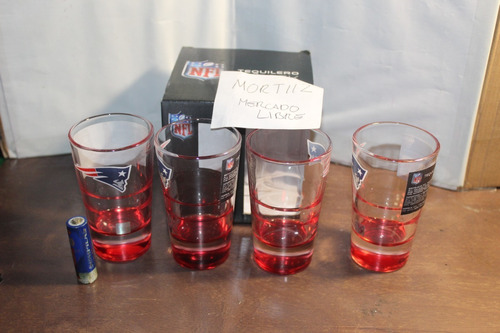 Set Tequileros + Guante Cocina Nfl Patriotas New England