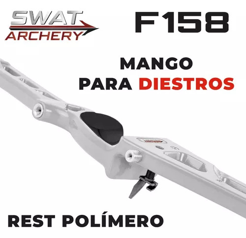 Arco Recurvo Semi Olimpico Swat Archery F158 Blanco