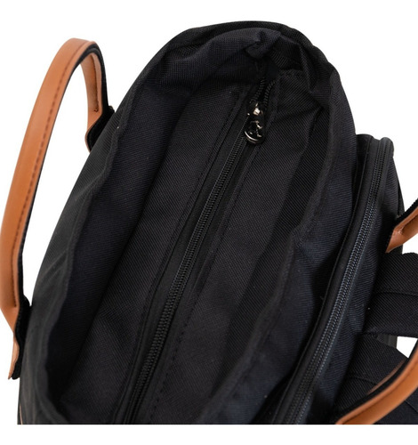 Imagen 4 de 7 de Mochila Matera Rambo Salta Porta Notebook Pop Negro
