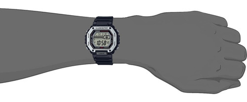 Reloj Casio Hombre Mwd-110h 10 Años Bateria 100m Wr Luz Led