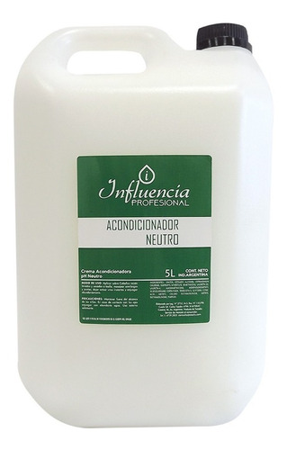 Bidon Acondicionador Neutro Influencia Coalix X 5l