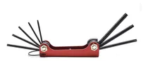Comprar Juego De 8 Llaves Torx Tamper Proof Kn 7708-tp Knova Color Rojo Tamaño de la llave T9 a T40 De uso Profesional para Trabajos de mecánica
