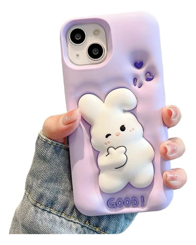 Funda Protectora Tridimensional Para Iphone11 Cartoon