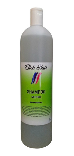 Shampoo Neutro X 1 Litro Profesional Etick Hair 