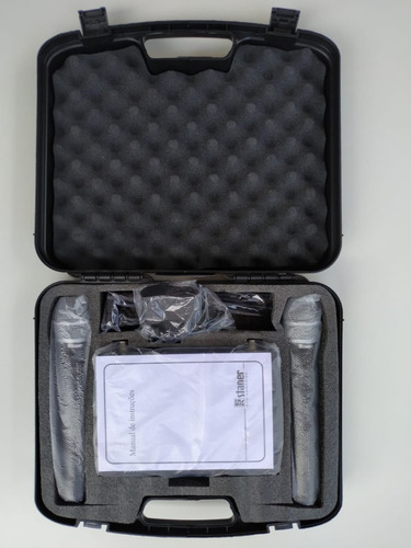 Imagem 6 de 9 de Microfone Sem Fio Duplo Staner, Modelo Srw 48 D